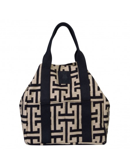 GREENWICH POLO CLUB ΤΣΑΝΤΑ ΘΑΛΑΣΣΗΣ 35Χ40Χ38 3840 ΜΑΥΡΟ, ΜΠΕΖ