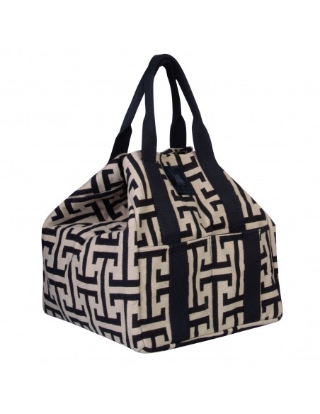 GREENWICH POLO CLUB ΤΣΑΝΤΑ ΘΑΛΑΣΣΗΣ 35Χ40Χ38 3840 ΜΑΥΡΟ, ΜΠΕΖ