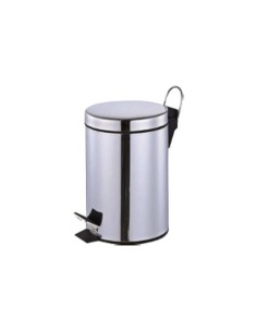Ανοξείδωτος κάδος απορριμάτων 5lt Μπάνιου Import Hellas...