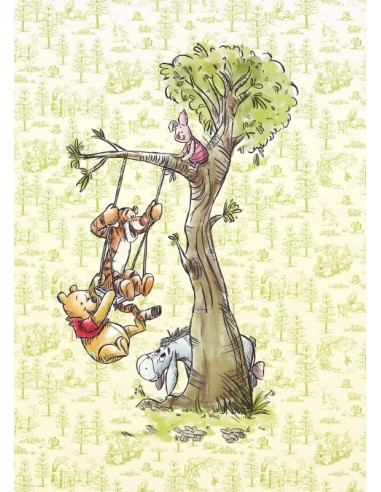 Παιδική φωτοταπετσαρία Winnie Pooh in the wood 200x280