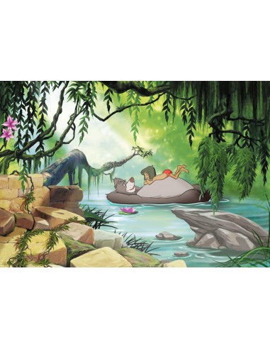 Παιδική φωτοταπετσαρία Jungle Book Swimming with Baloo 368x254