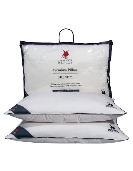 GREENWICH POLO CLUB ΜΑΞΙΛΑΡΙ ΠΟΥΠΟΥΛΕΝΙΟ 50Χ70 2304 ΛΕΥΚΟ