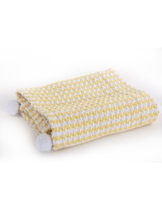 Κουβέρτα Πικέ Κούνιας 110Χ150 Sometime Yellow