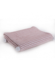 Κουβέρτα Πικέ Κούνιας 110Χ150 Sometime Pink