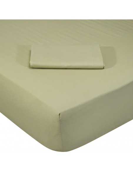 DAS HOME 1016 ΣΕΝΤΟΝΙ ΗΜΙΔΙΠΛΟ ΜΕ ΛΑΣΤΙΧΟ GREEN OLIVE GREEN OLIVE