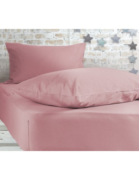 ΣΕΝΤΟΝΙ ΒΑΜΒ.JERSEY 70X140+20 - 70X140+20 - 1018-PINK