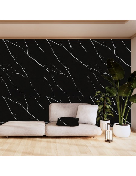 PVC MEGA PANEL 2.8/1220/2800mm CARRARA BLACK 204