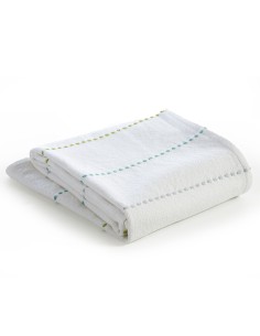 Βρεφική Κουβέρτα Κούνιας 110x150 Life Line Aqua-Lime