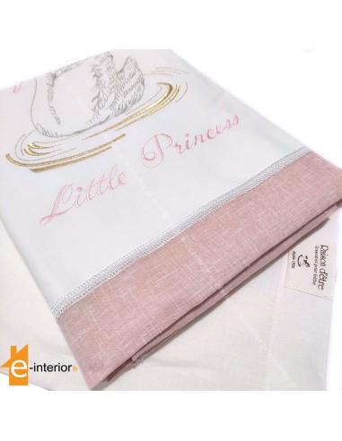 Σετ Σεντόνια Κούνιας - Swan with a Crown