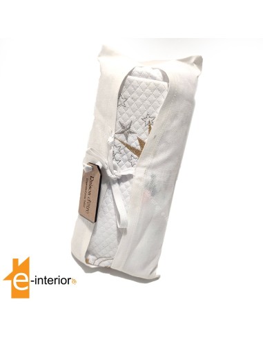 Κουβέρτα Πικέ Αγκαλιάς - Swan with a crown