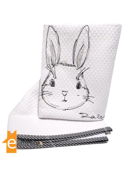 Κουβέρτα Πικέ Αγκαλιάς - Rabbit De Niro