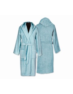 Μπουρνούζι Με Κουκούλα Comfort Aqua M