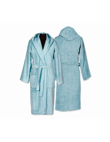 Μπουρνούζι Με Κουκούλα Comfort Aqua M