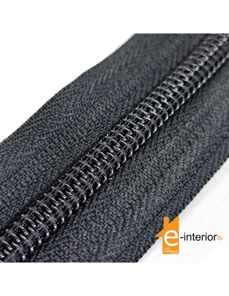 Φερμουάρ μαύρο 3cm με το μέτρο