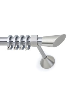 Κουρτινόξυλο Νίκελ Σατινέ VEGA Φ25