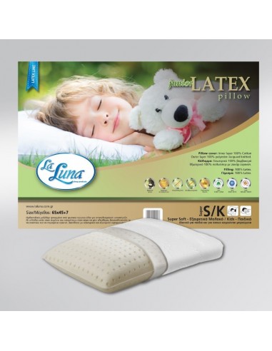The Junior Latex Pillow 65x45+7