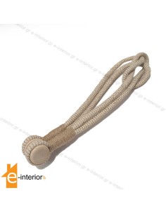 Μαγνήτης κουρτίνας Οικ. Κορδόνι Γιούτα Beige 50cm