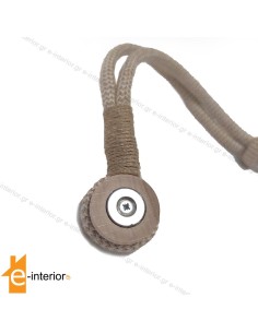 Μαγνήτης κουρτίνας Οικ. Κορδόνι Γιούτα Beige 50cm 2