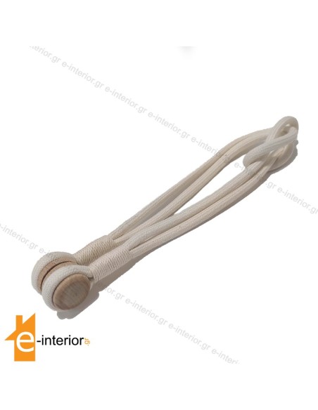 Μαγνήτης κουρτίνας Οικ. Κορδόνι Γιούτα Ecru 50cm
