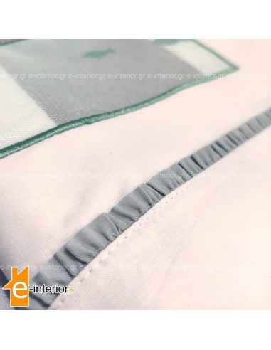 Σετ Σεντόνια Λίκνου Baby Boy Bear - Mint