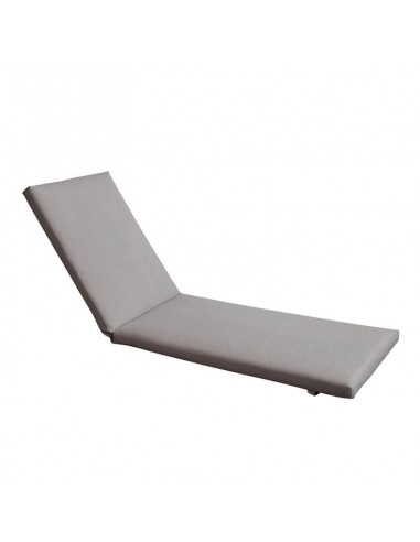 SUNLOUNGER Μαξιλάρι Ξαπλώστρας Textilene Γκρι με Φερμουάρ & Velcro (Foam+Polyester)