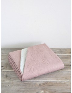 Κουβερλί Γίγας 240x260 - Natara Light Beige / Rose Pink 2