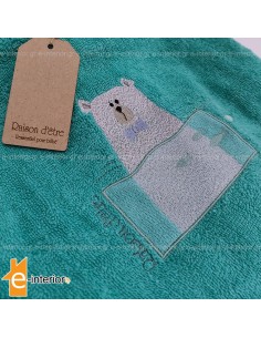 Βρεφικό Μπουρνούζι Baby Boy Bear - Veraman 04-06 2