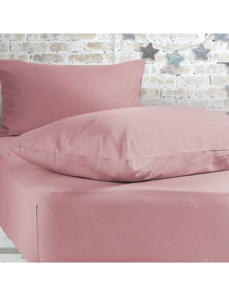 ΣΕΝΤΟΝΙ ΒΑΜΒ.JERSEY 160X200+30 - 160X200+30 - 1018-PINK