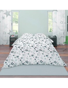 Σετ Σεντόνια Υπέρδιπλα 220x240 Star - Grey/Green