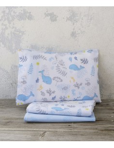 Σετ Παπλωματοθήκη Κούνιας 110x145 - Baleen 2