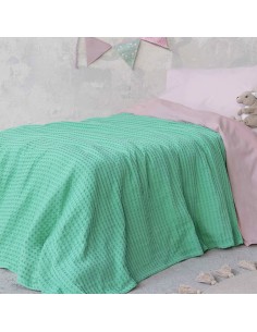 Κουβέρτα Μονή 160x240 Habit - Green