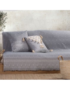 Σετ Ριχτάρια 2τμχ. Vernon Ecru/Black