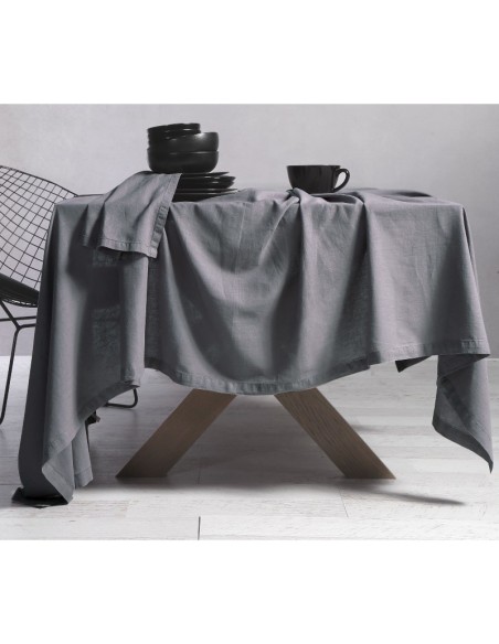 ΤΡΑΠΕΖΟΜΑΝΤΗΛΟ ΒΑΜΒ-ΛΙΝΟ COTTON-LINEN 150X300 - 150Χ300 - GREY