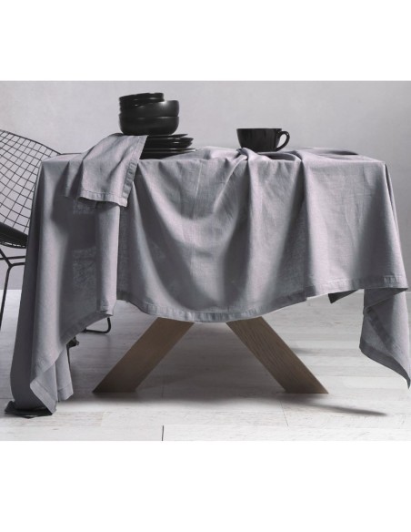 ΤΡΑΠΕΖΟΜΑΝΤΗΛΟ ΒΑΜΒ-ΛΙΝΟ COTTON-LINEN 150X300 - 150Χ300 - SILVER