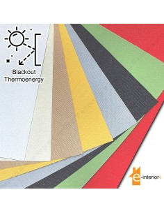 Roller BLACKOUT Thermoenergy Μονόχρωμο Θερμομονωτικό | Σε 8 αποχρώσεις