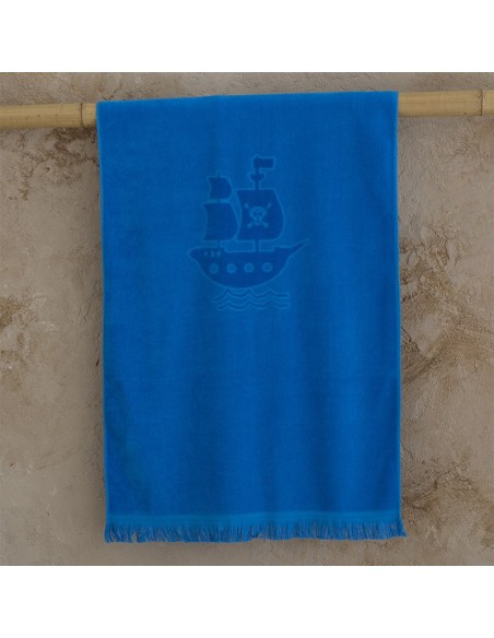 Πετσέτα Θαλάσσης 70x140 - Pirates Island Jacquard