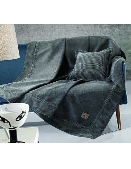 ΑΔΙΑΒΡΟΧΟ Σετ Ριχτάρια 2τμχ Guy Laroche - Easy Clean - Rubicon Anthracite