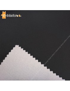 Επιπλόπανο Αδιάβροχο WHISPER BLACK OUTDOOR | Πλάτους 1.40m