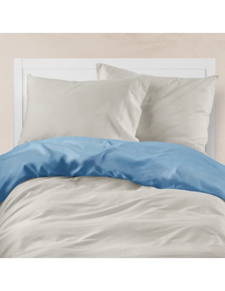 Παπλωματοθήκη Μονόχρωμη Solid Διπλή Puce-Grey 220 x 240 cm