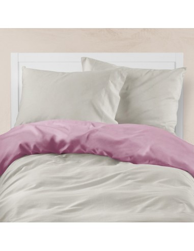 Παπλωματοθήκη Μονόχρωμη Solid Διπλή Puce-Grey...