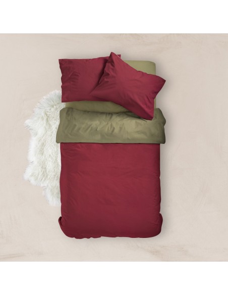 Παπλωματοθήκη Μονόχρωμη Solid Διπλή Μπλε-Γκρι 220 x 240 cm