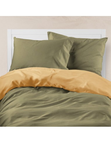 Παπλωματοθήκη Μονόχρωμη Solid Διπλή Μπλε-Γκρι...