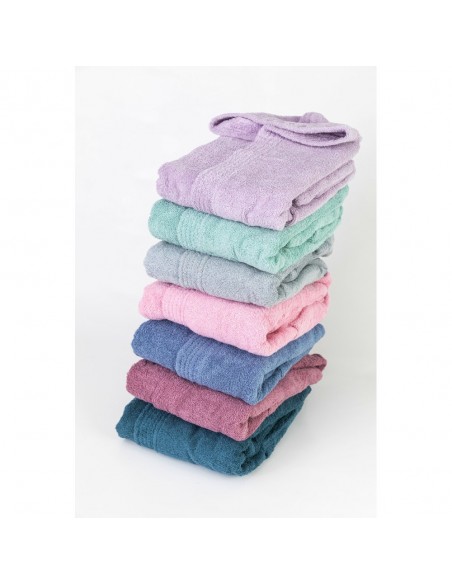 Μπουρνούζι Εφηβικό Με Κουκούλα Teenager Μπλε  15-16  (ΦΟΡΜΑ ΓΙΑ 12-13 ΕΤΩΝ)