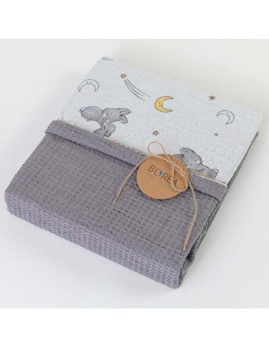 Κουβέρτα Αγκαλιάς Bunny Ροζέ 80 x 110 cm