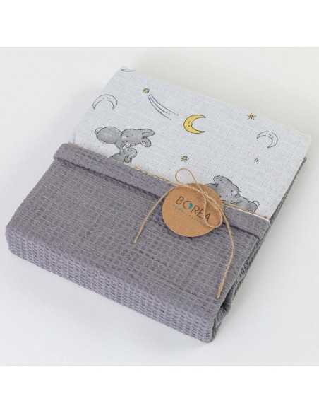 Κουβέρτα Αγκαλιάς Bunny Ροζέ 80 x 110 cm