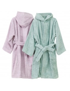 Μπουρνούζι Εφηβικό Με Κουκούλα Teenager Λιλά  15-16... 2