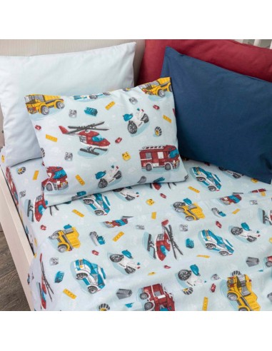 Σετ Σεντόνια Κούνιας Φανελένια Πυροσβεστική...