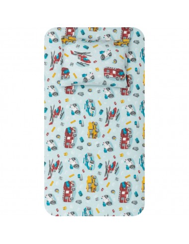 Σετ Σεντόνια Κούνιας Φανελένια Πυροσβεστική...