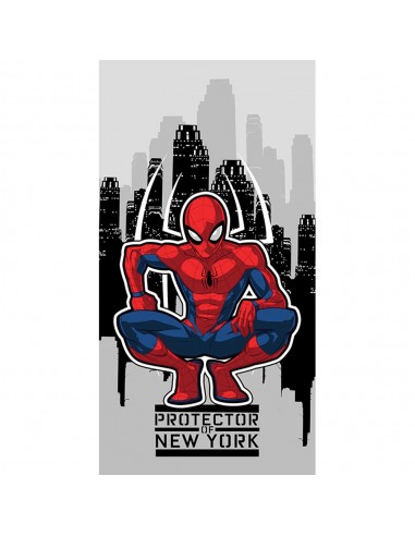 Πετσέτα Θαλάσσης Microfiber Spiderman Protector Γκρι 70 x 140 cm