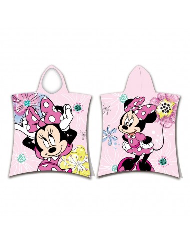 Παιδικό πόντσο Microfiber Minnie Ροζ 50 x 115 cm